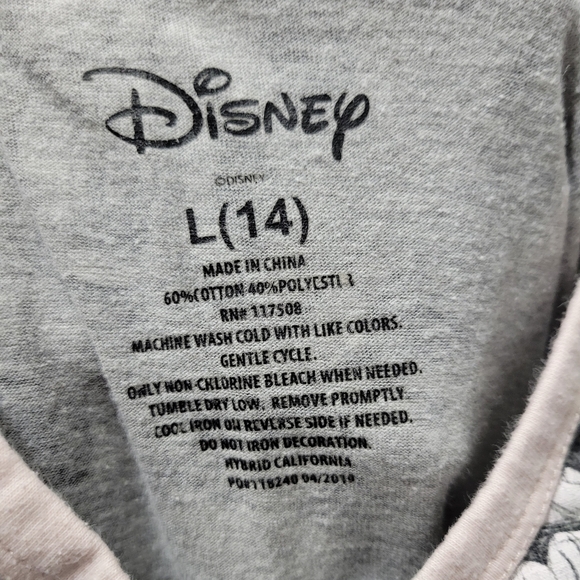 Disney Minnie Mouse All Over Print Graphic T-Shirt Large (14) - Picture 3 of 3